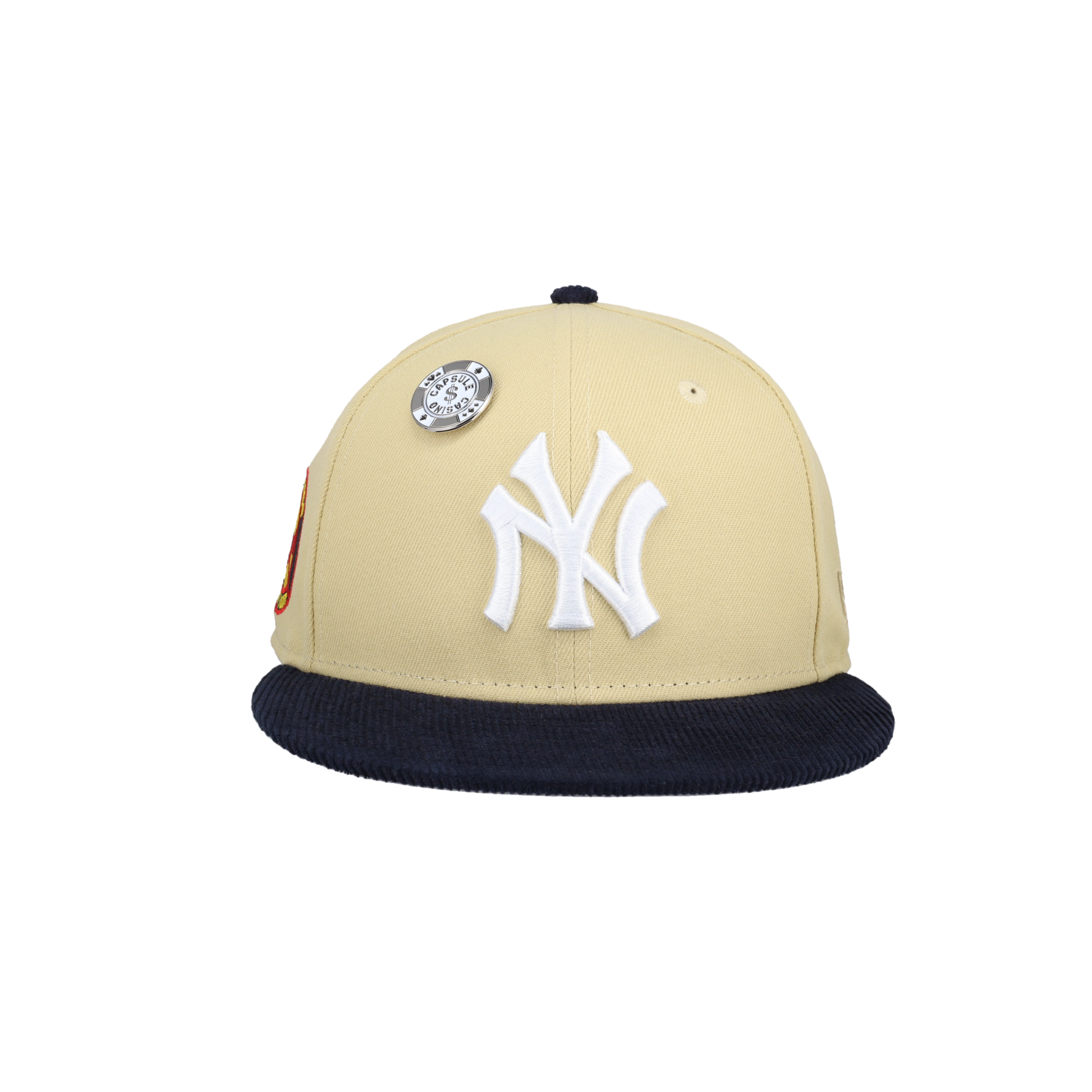 New York Yankees Vegas Gold 2.0 Collection 50th Year Patch Fitted Hat