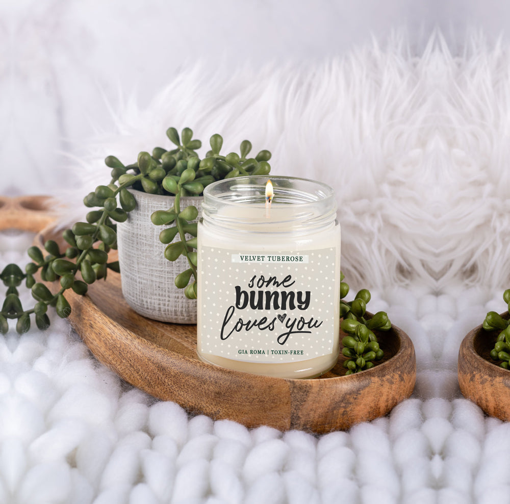 Velvet Tuberose Scented Candle Rich Floral Tuberose Aroma Long-Lasting