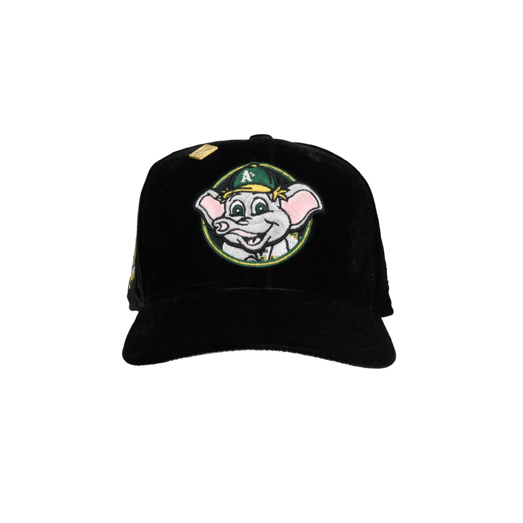 Oakland Athletics Velvet Stomper Mascot 50th Anniversary 59Fifty Fitted Hat