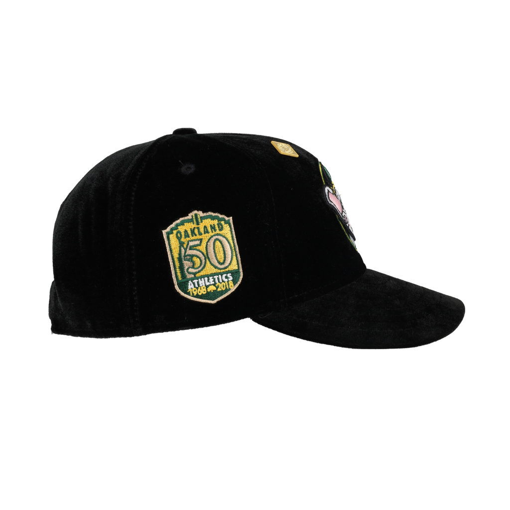 Oakland Athletics Velvet Stomper Mascot 50th Anniversary 59Fifty Fitted Hat