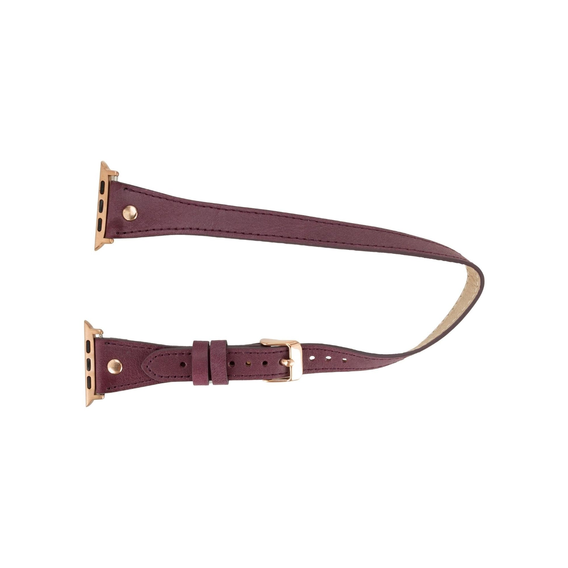 Vernon Double Tour Leather Bands for Apple Watch 9, Ultra 2 and SE
