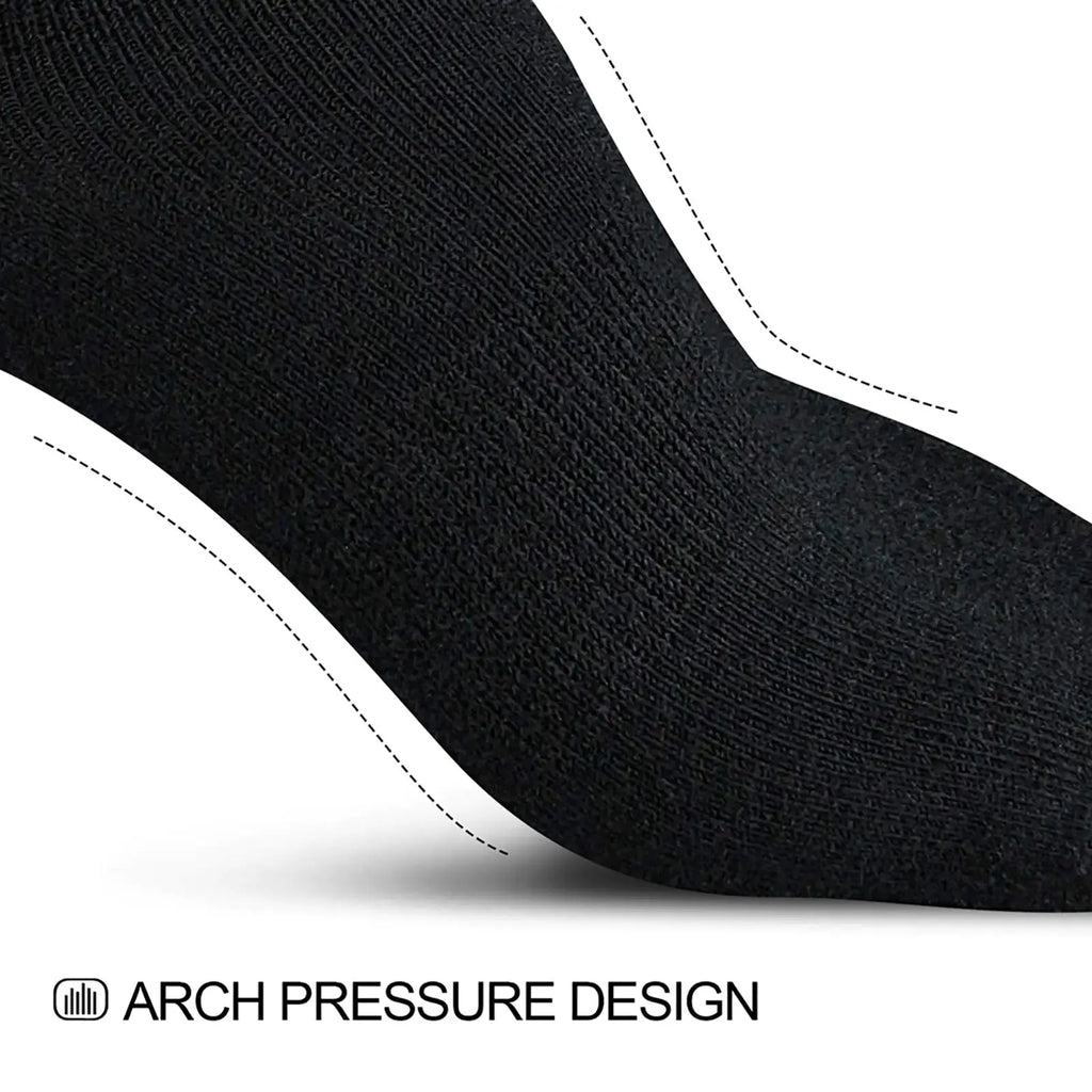 wernies No Show Socks Women Low Socks Non Slip Flat Boat Line 4/8 Pairs 8-11 8 Pairs_black_002