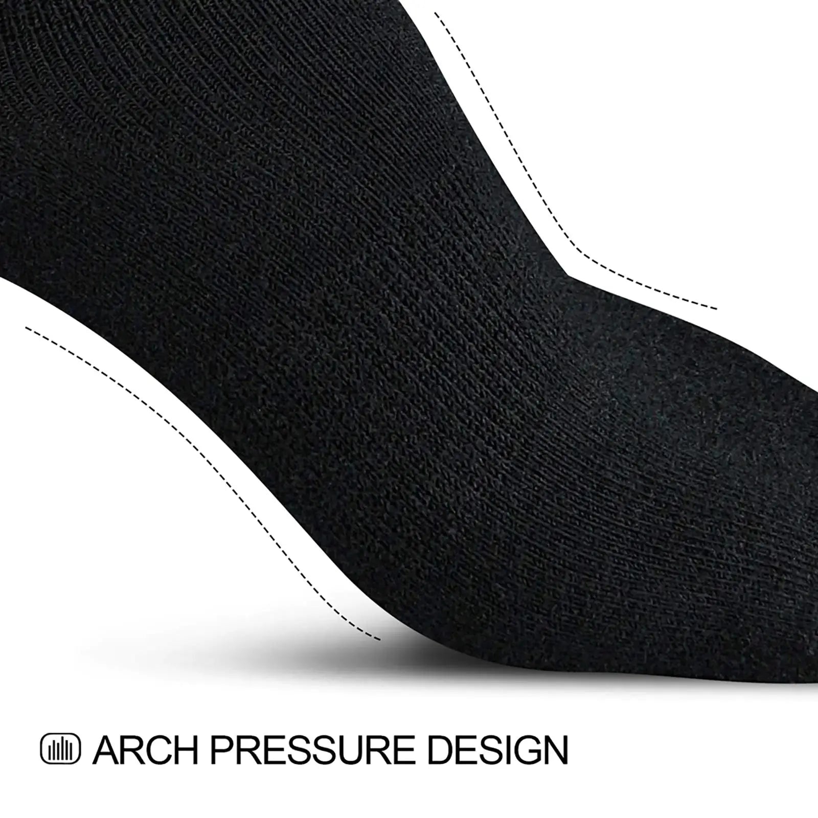 wernies No Show Socks Women Low Socks Non Slip Flat Boat Line 4/8 Pairs 8-11 8 Pairs_black_002