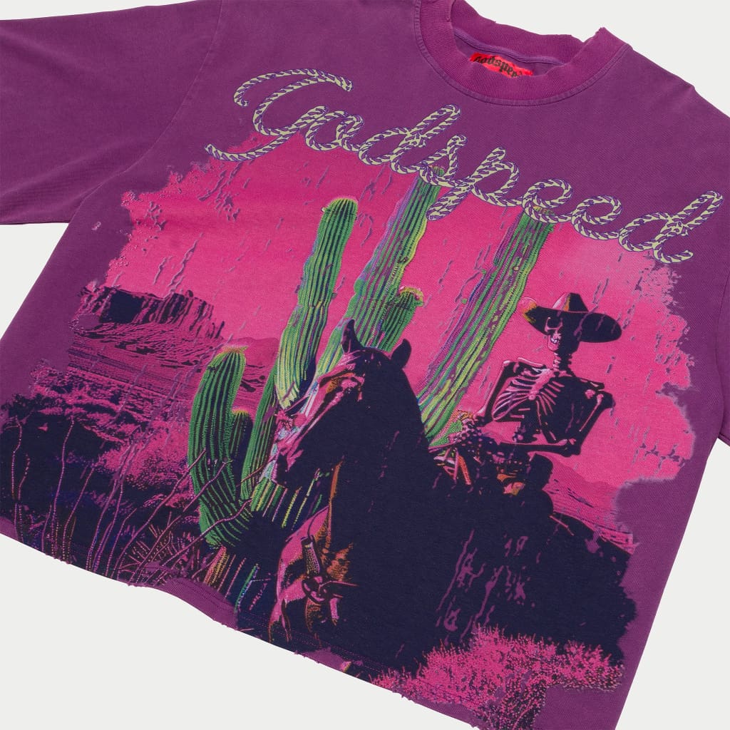 Godspeed WestWorld T-Shirt (Purple Wash)