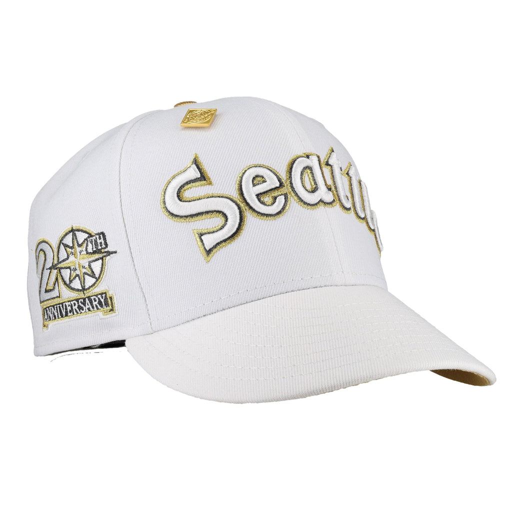 Seattle Mariners Pure Royalty Collection 20th Anniversary Patch Fitted Hat