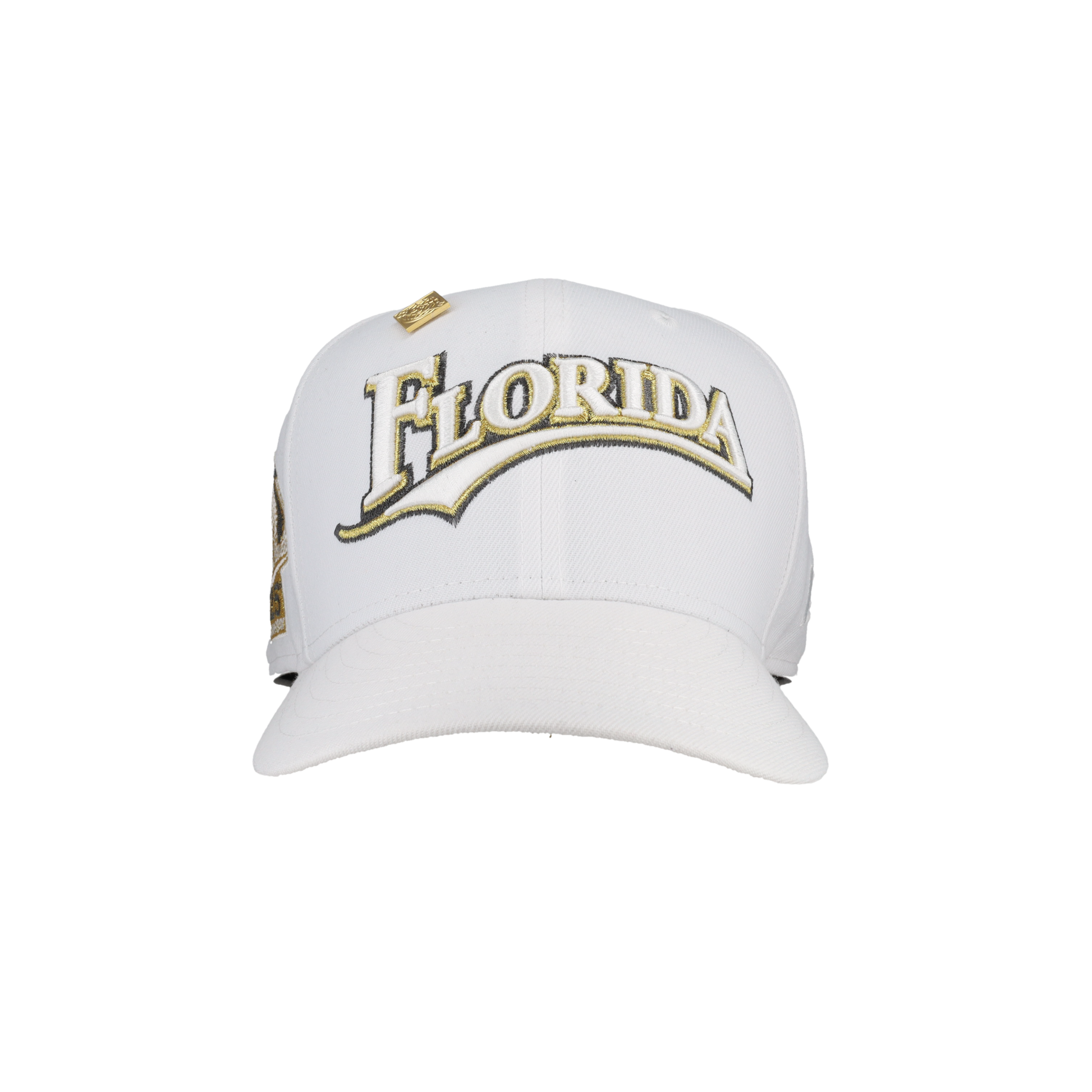 Florida Marlins Pure Royalty Collection 25th Anniversary Patch Fitted Hat