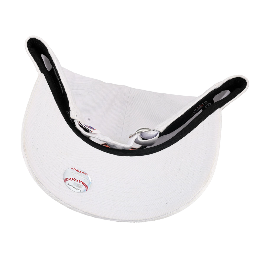 New York Mets New Era 9Twenty Dad Hat (White Orange)