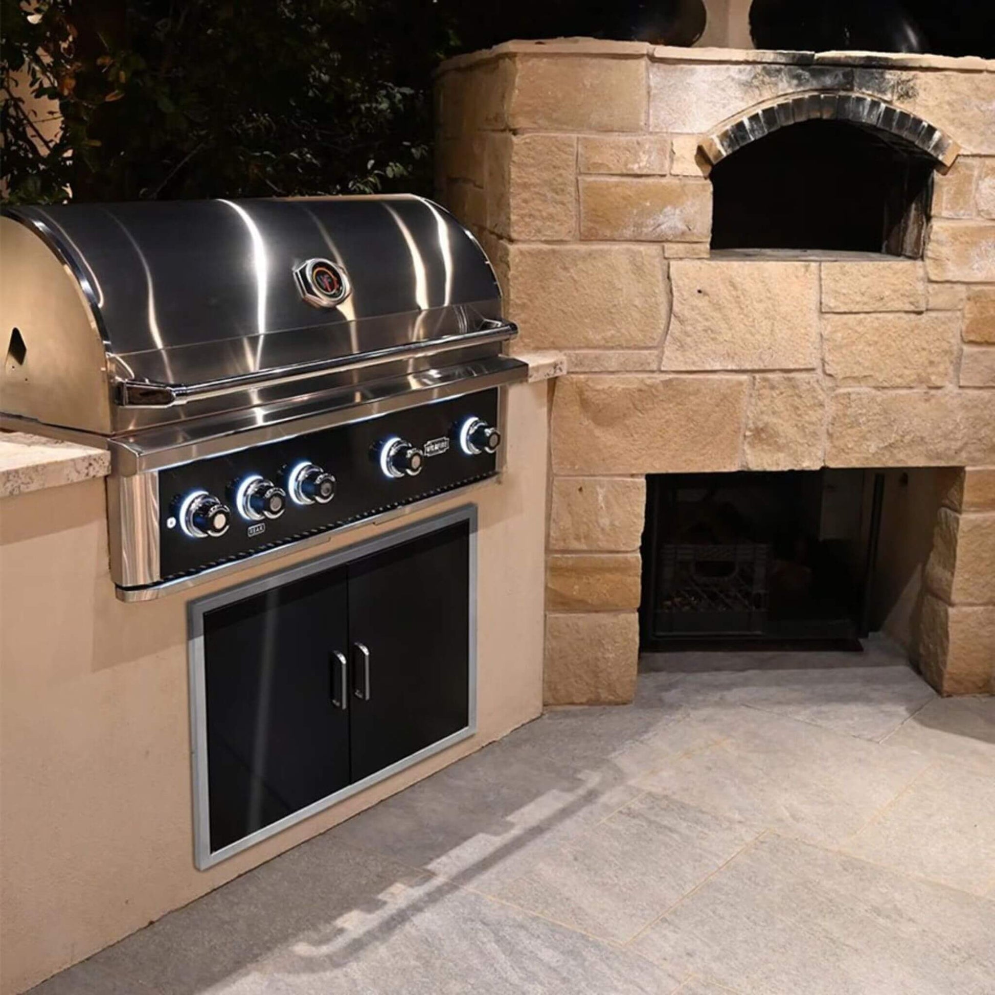 Wildfire Outdoor Living Ranch Pro 304 Stainless Steel Natural Gas Grill, 42" (WF-PRO42G-RH-NG) (SAK18476)