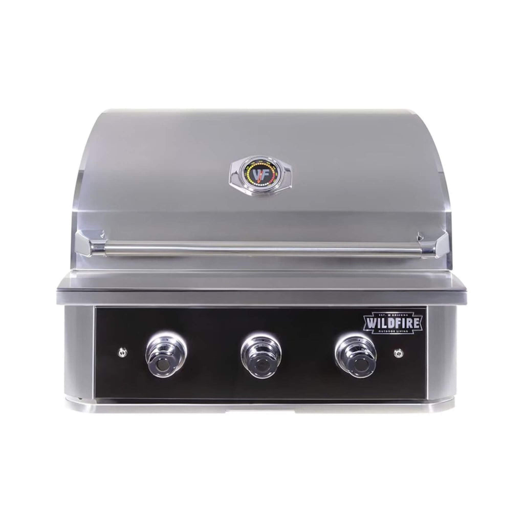 Wildfire Outdoor Living Ranch Pro 304 Stainless Steel Propane Gas Grill, 30" (WF-PRO30G-RH-LP) (SAK18437)