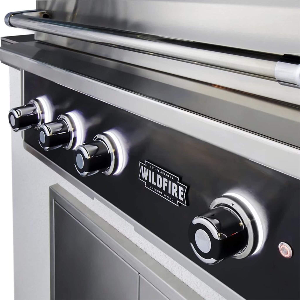 Wildfire Outdoor Living Ranch Pro 304 Stainless Steel Propane Gas Grill, 30" (WF-PRO30G-RH-LP) (SAK18437)