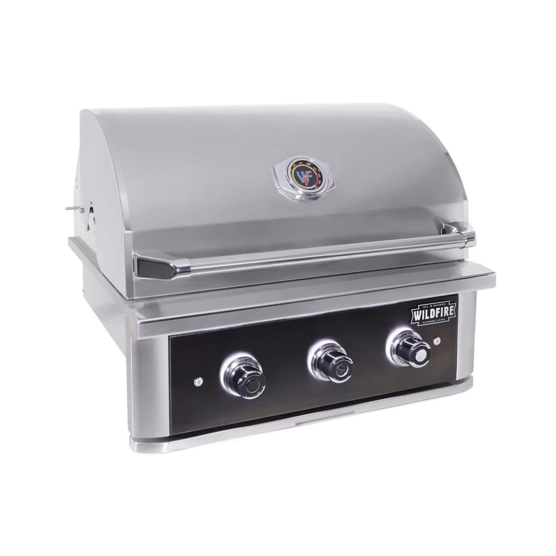 Wildfire Outdoor Living Ranch Pro 304 Stainless Steel Propane Gas Grill, 30" (WF-PRO30G-RH-LP) (SAK18437)