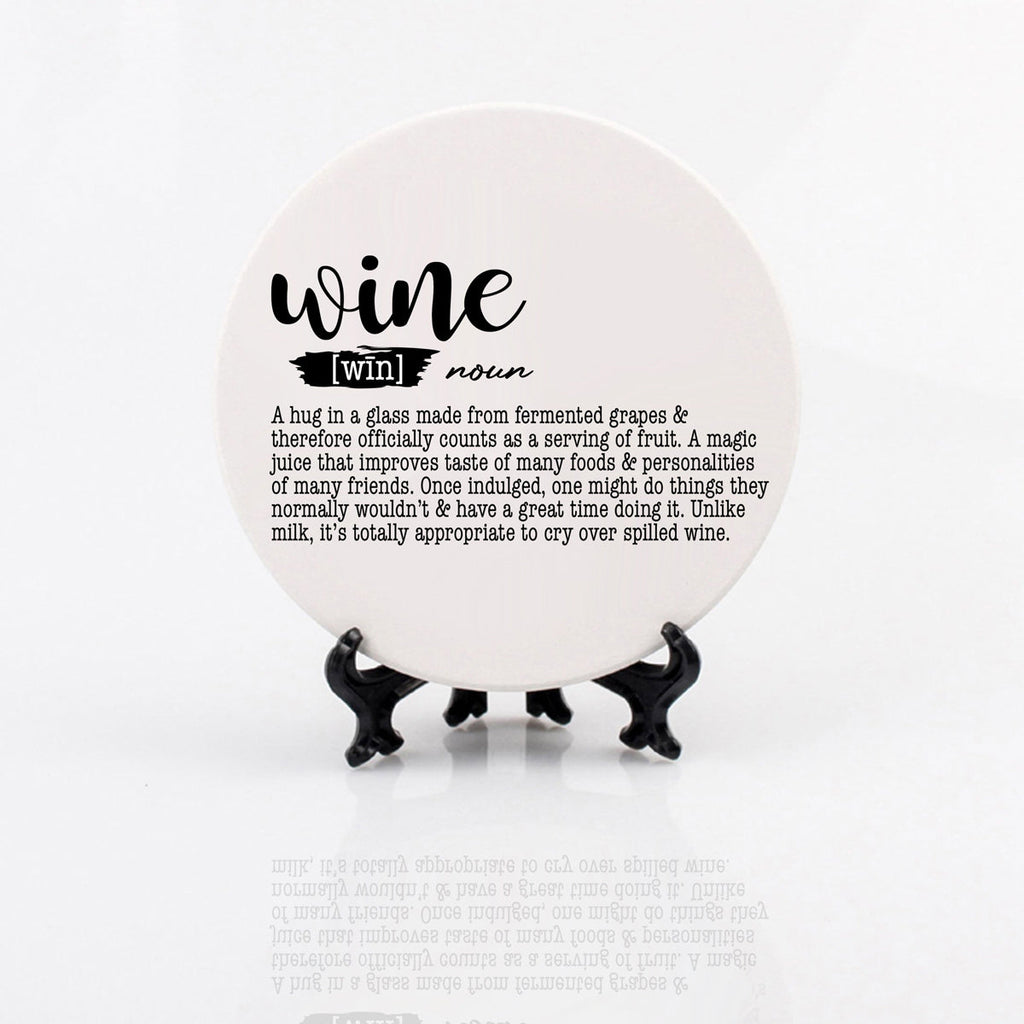 Funny Drink Definition Coasters Set Dictionary Quote Coasters For Bar And Countertop Decor