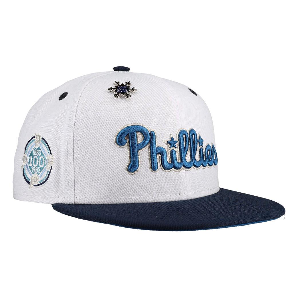 Philadelphia Phillies Winter Ice Collection 100th Season 59Ffity Fitted Hat