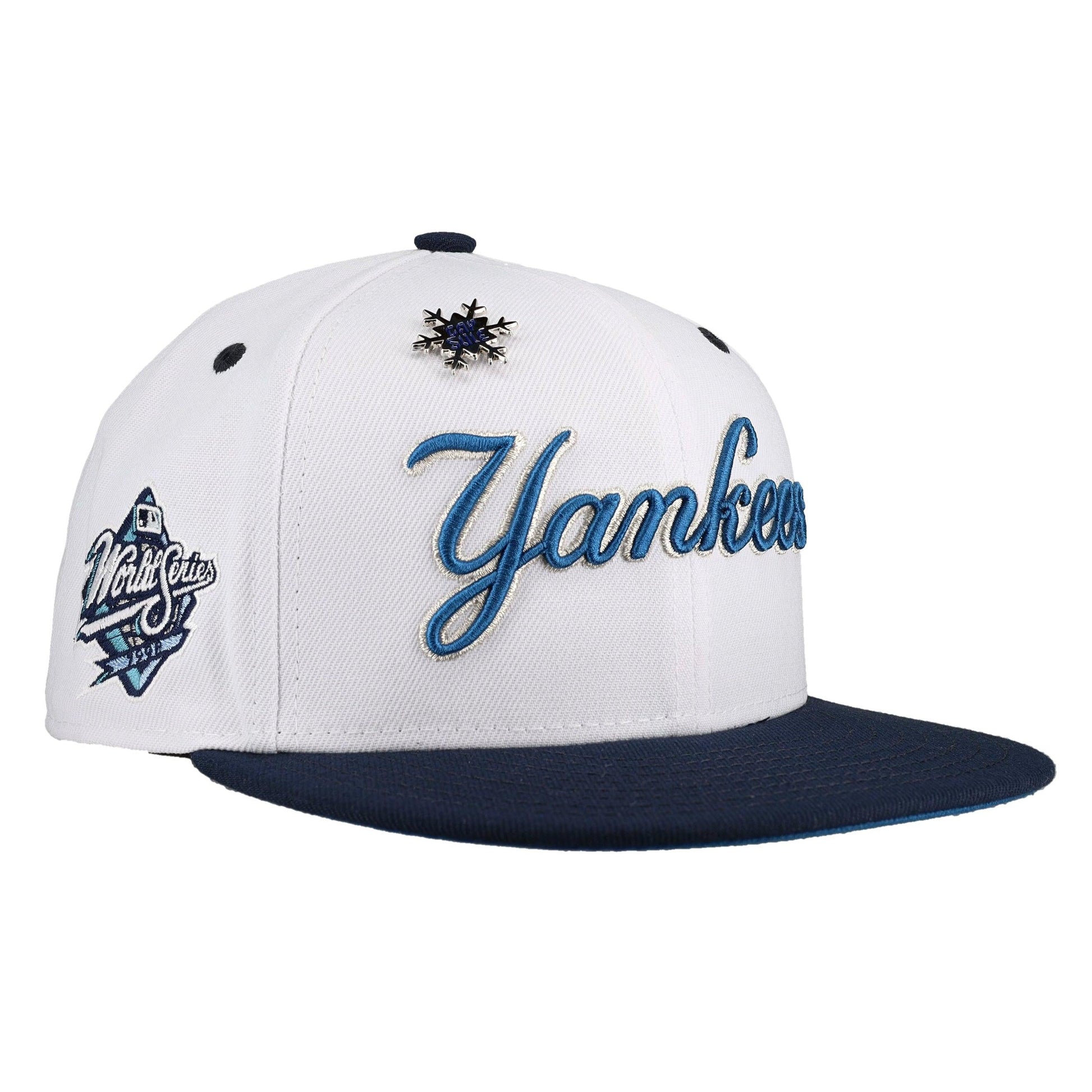 New York Yankees Winter Ice Collection 1998 World Series 59Ffity Fitted Hat