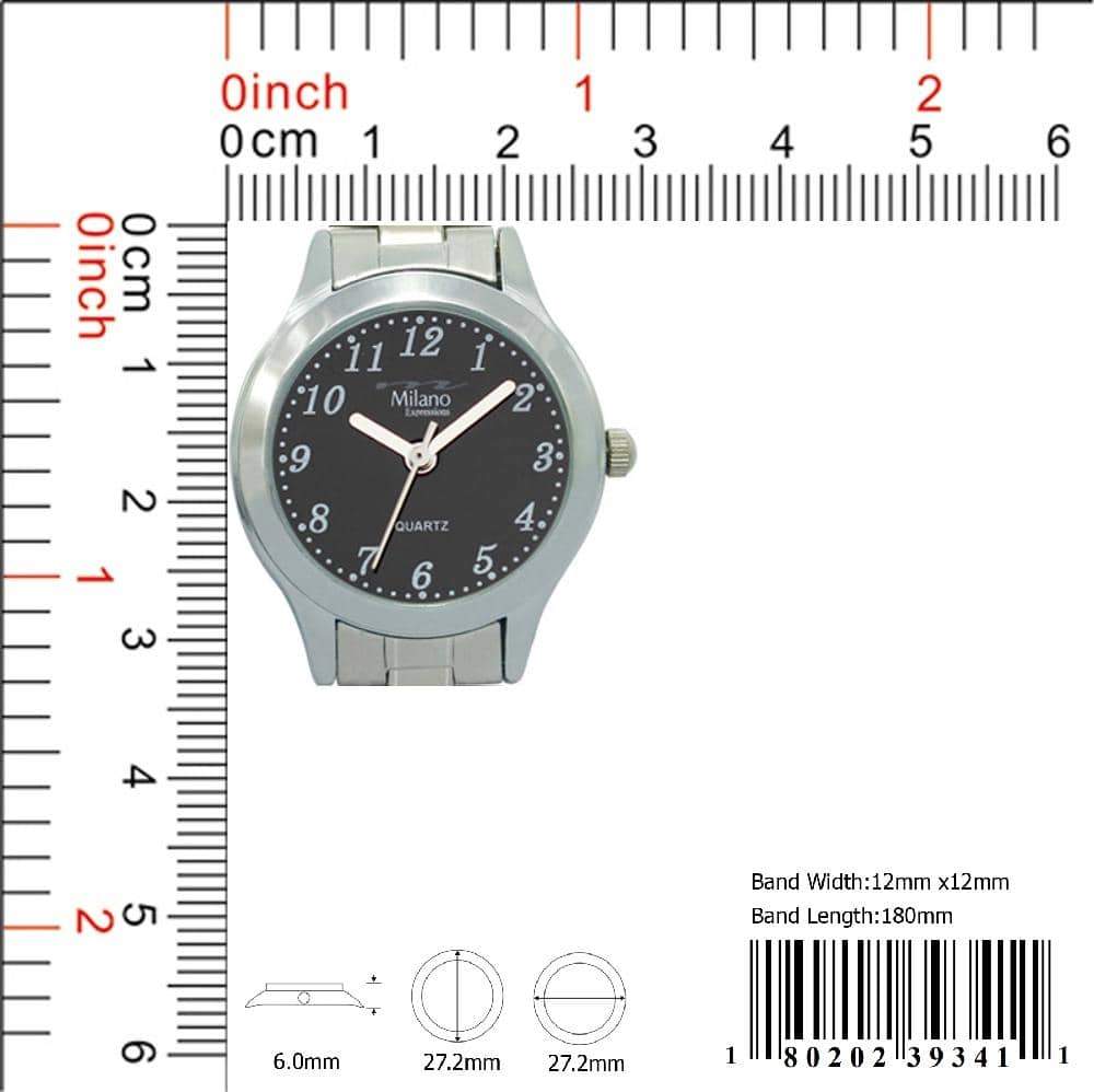 Women's Classic Slim Stainless Steel Watch With White Dial