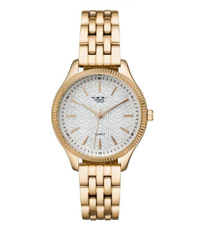 Women's Gold Metal Bracelet Quartz Watch Dress Classic