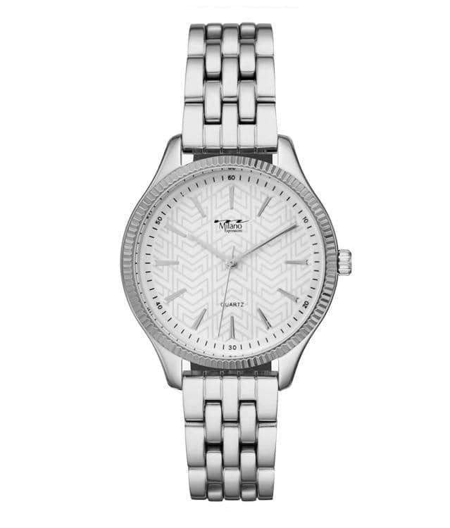 Women's Stainless Steel Bracelet Watch White Dial Quartz