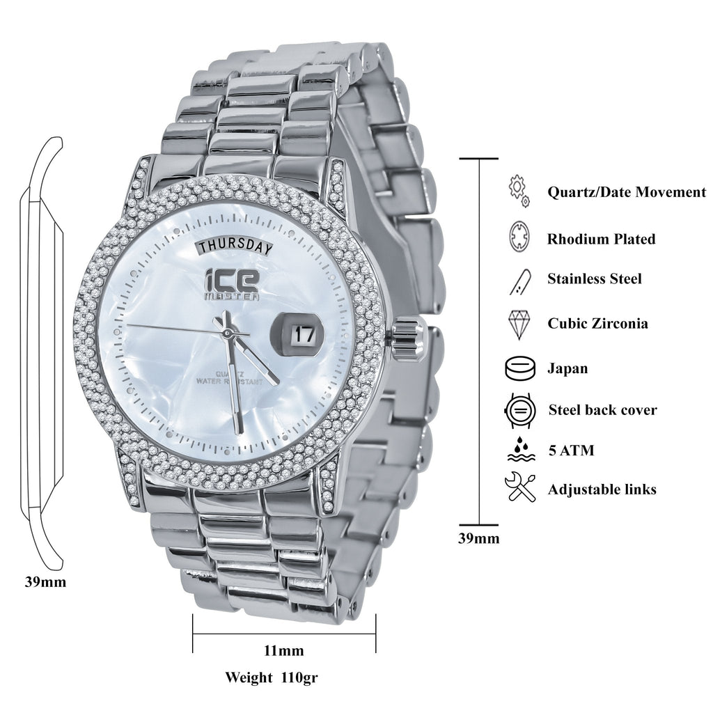 Women's Stainless Steel Bracelet Slim Dress Casual Watch