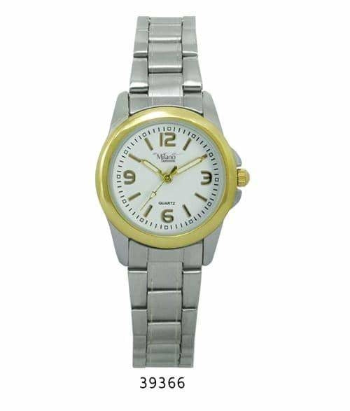 Women's Stainless Steel Slim Quartz Watch With Bracelet