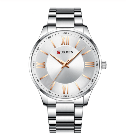 Women's Stainless Steel Watch Roman Numerals Bracelet