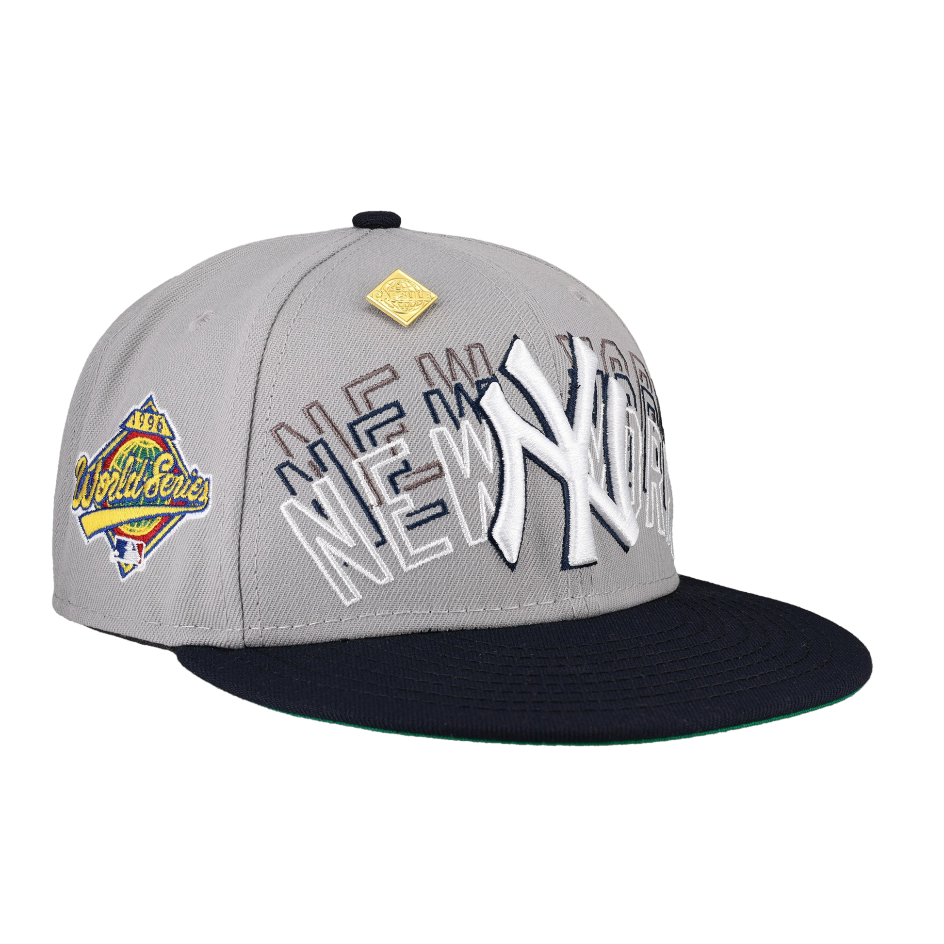 New York Yankees Word Drop Collection 1996 World Series Fitted Hat