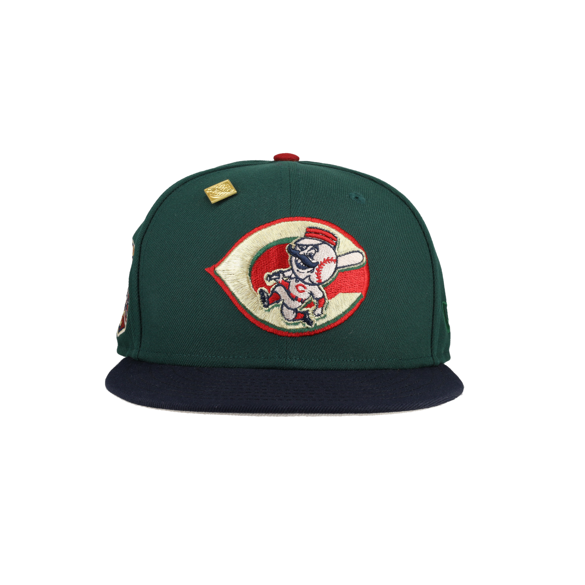 Cincinnati Reds Inaugural Season Patch Green 59Fifty Fitted Hat