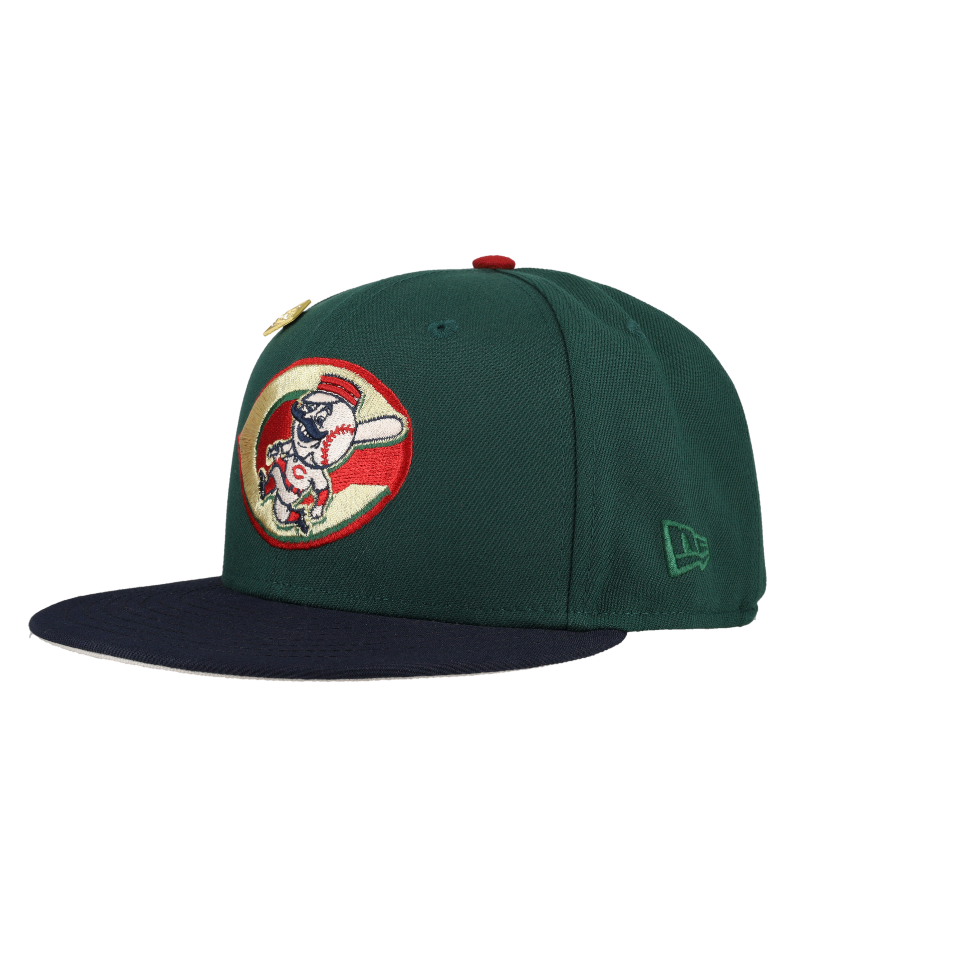 Cincinnati Reds Inaugural Season Patch Green 59Fifty Fitted Hat