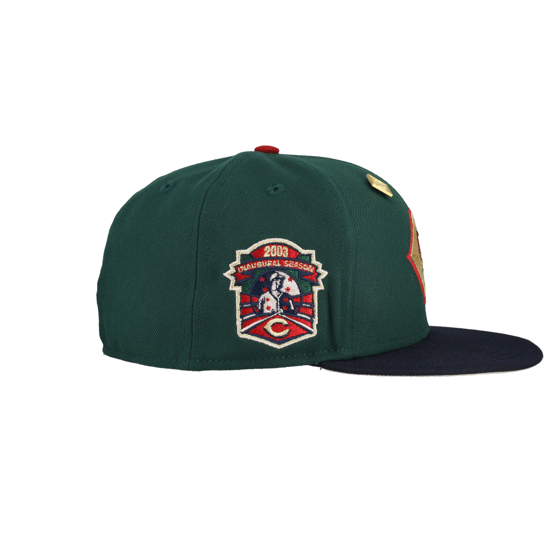 Cincinnati Reds Inaugural Season Patch Green 59Fifty Fitted Hat