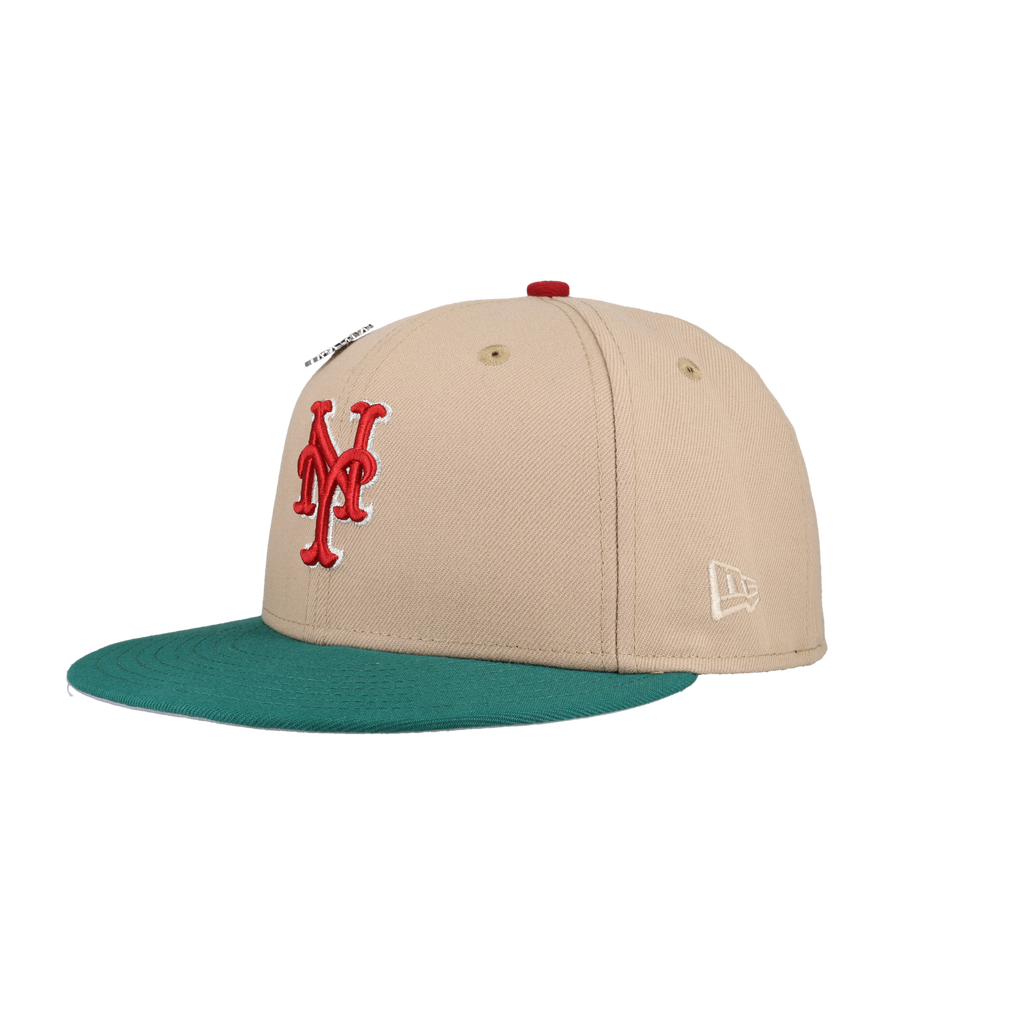 New York Mets 2023 Christmas Collection 40th Anniversary Patch Fitted Hat