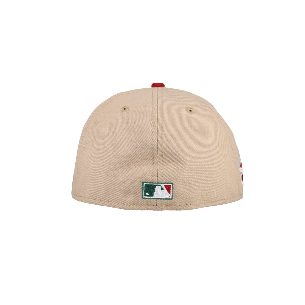 New York Mets 2023 Christmas Collection 40th Anniversary Patch Fitted Hat