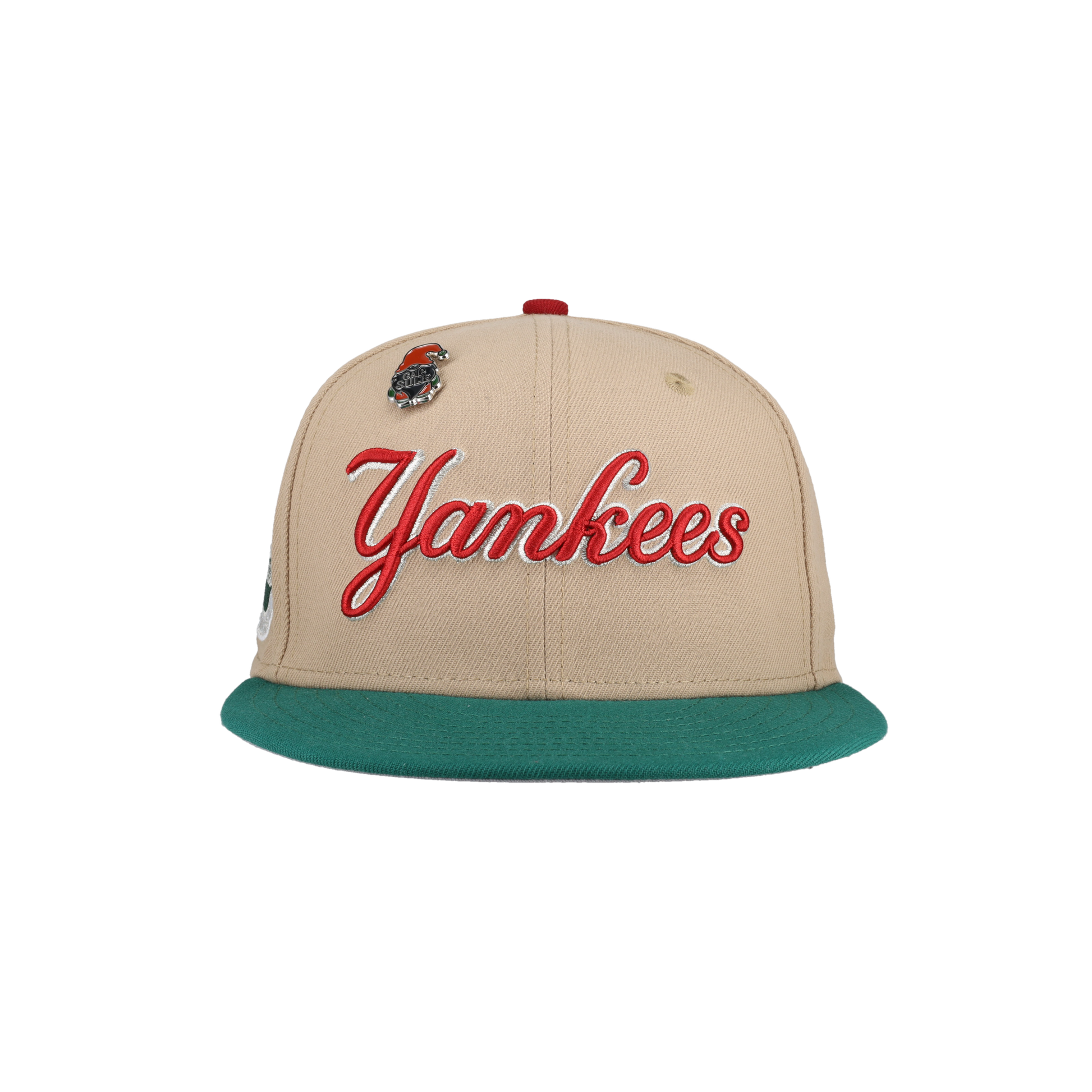 New York Yankees 2023 Christmas Collection 1962 World Series Patch Fitted Hat