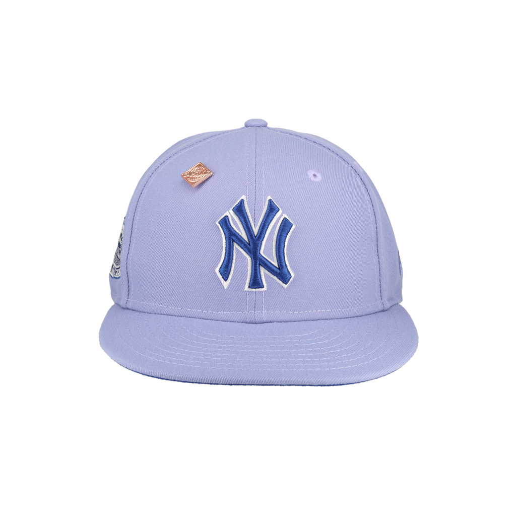 New York Yankees Lavender 2008 All Star Game Patch Fitted Hat