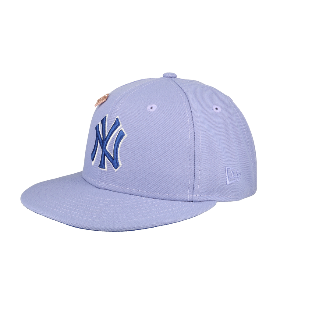New York Yankees Lavender 2008 All Star Game Patch Fitted Hat