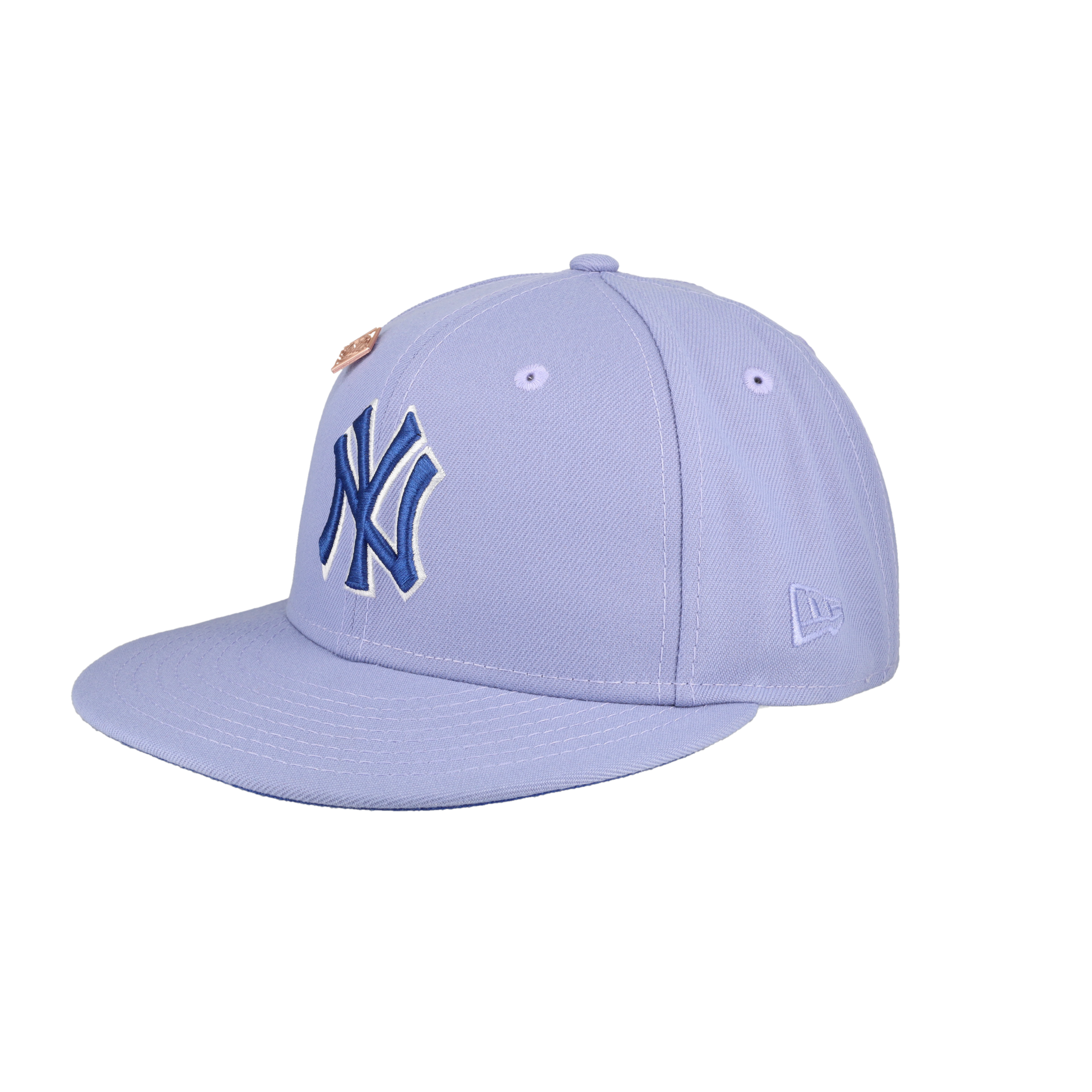 New York Yankees Lavender 2008 All Star Game Patch Fitted Hat