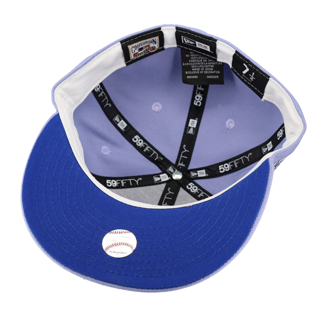 New York Yankees Lavender 2008 All Star Game Patch Fitted Hat