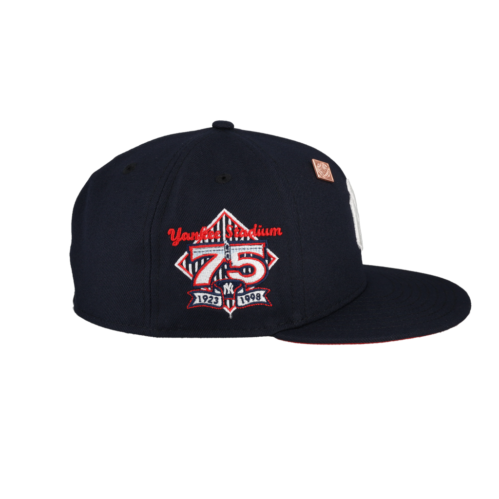 New York Yankees 75th Anniversary Patch 59Fifty Fitted Hat (Restock)