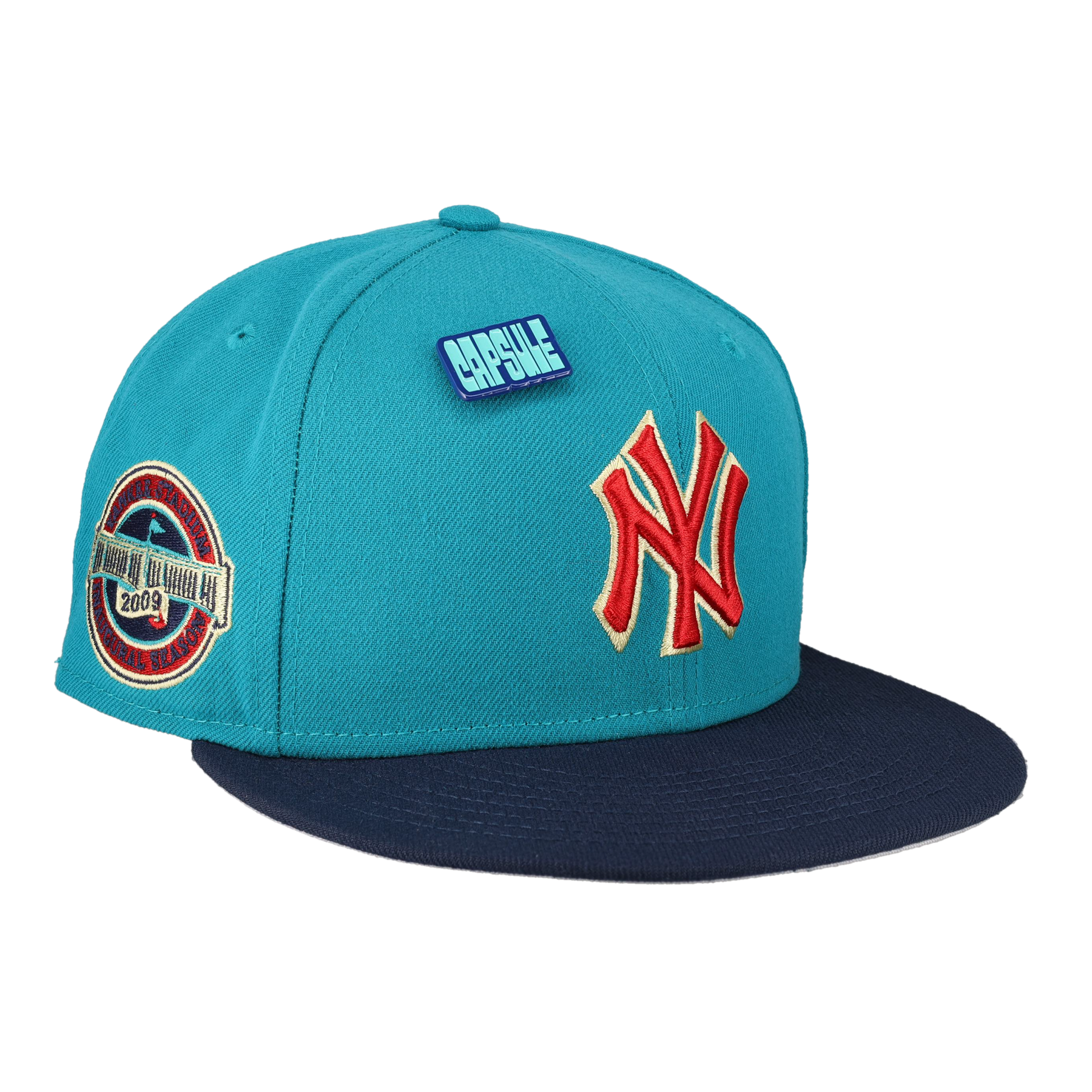 New York Yankees Real Teal Collection 2009 Inaugural Season 59Fifty