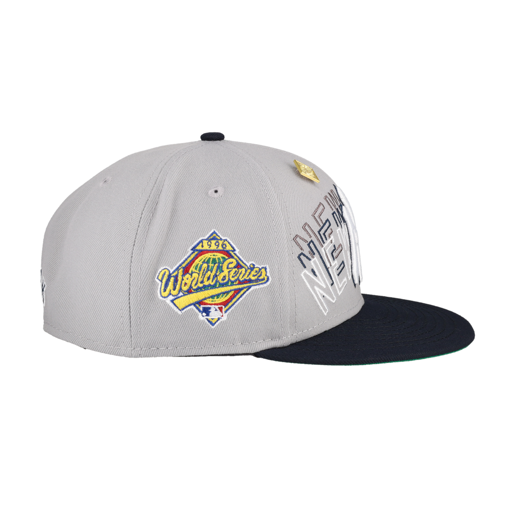 New York Yankees Word Drop Collection 1996 World Series Fitted Hat