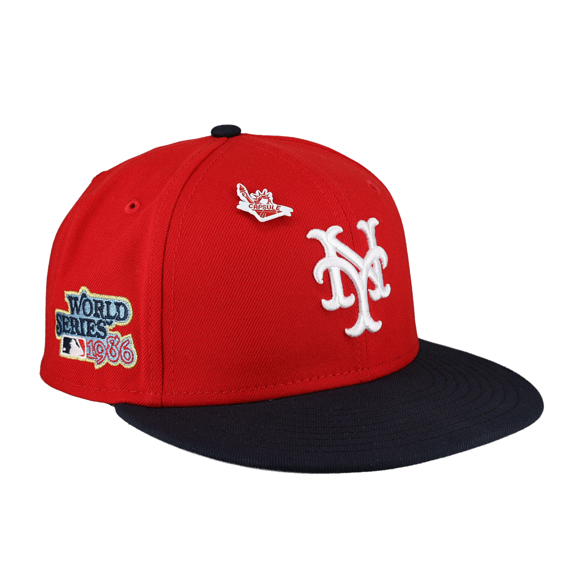 New York Mets Liberty Collection 1986 World Series Patch 59Fifty Fitted Hat