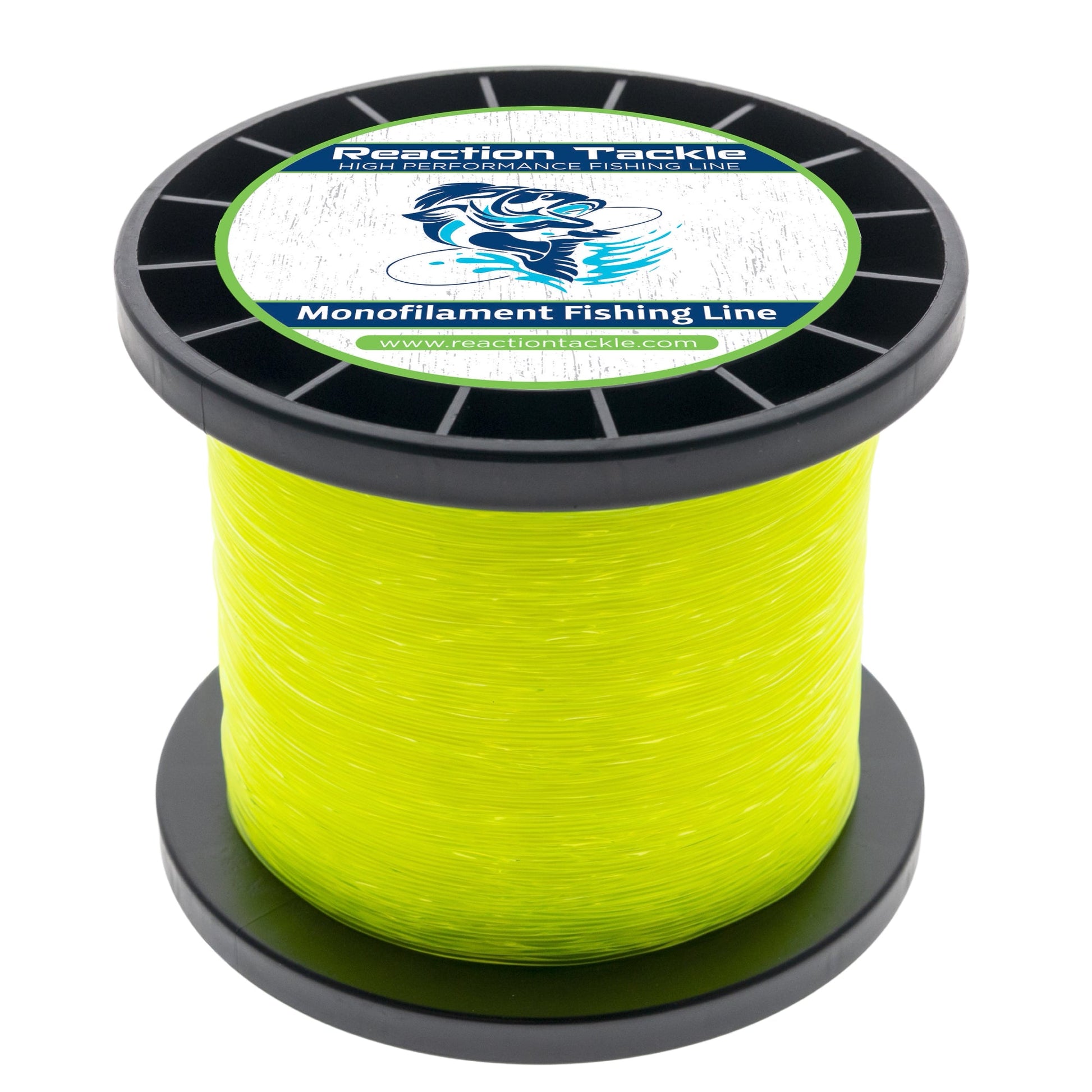Reaction Tackle Nylon Monofilament Fishing Line - 1 Pound Jumbo Spools