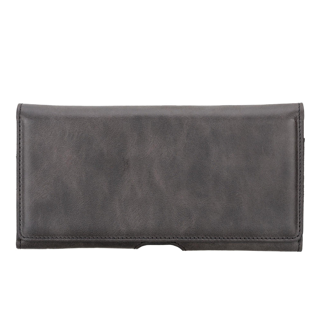 Yonkers Security Belt-Mounted Leather Phone Holster