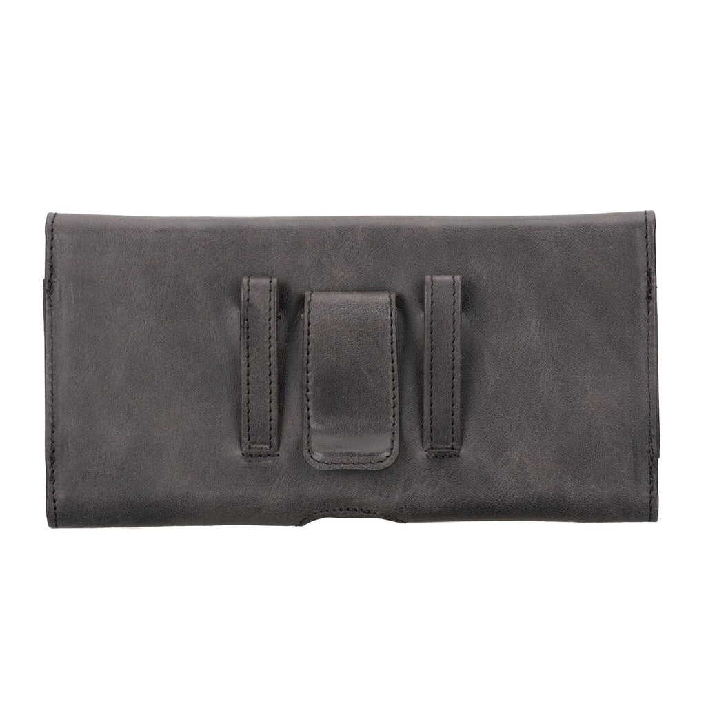 Yonkers Security Belt-Mounted Leather Phone Holster