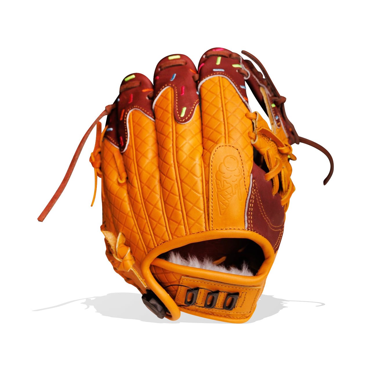 Youth Ball Glove - Ice Cream glove (Chocolate with Sprinkles)