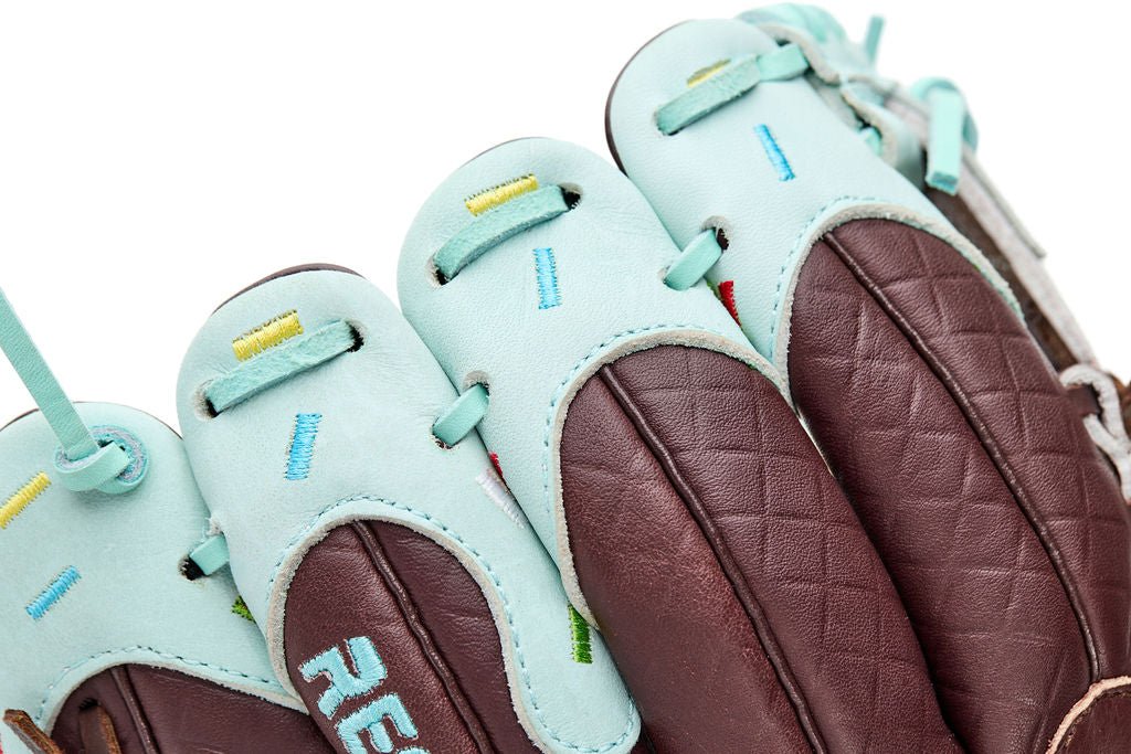 Youth Ball Glove - Ice Cream glove (Mint with Sprinkles)