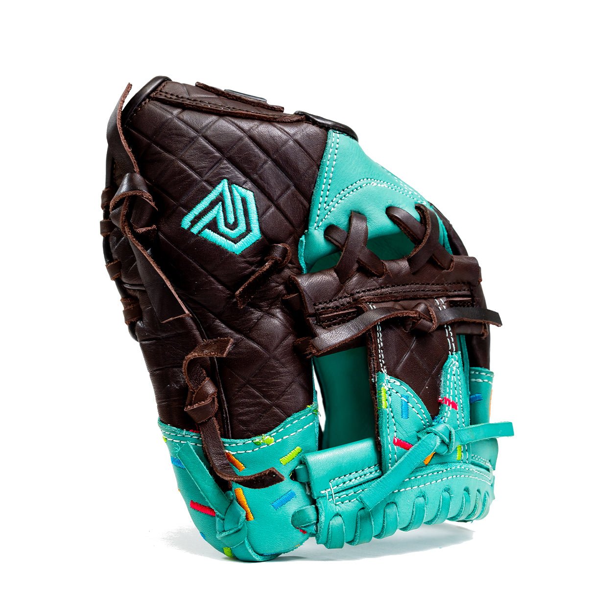 Youth Ball Glove - Ice Cream glove (Mint with Sprinkles)