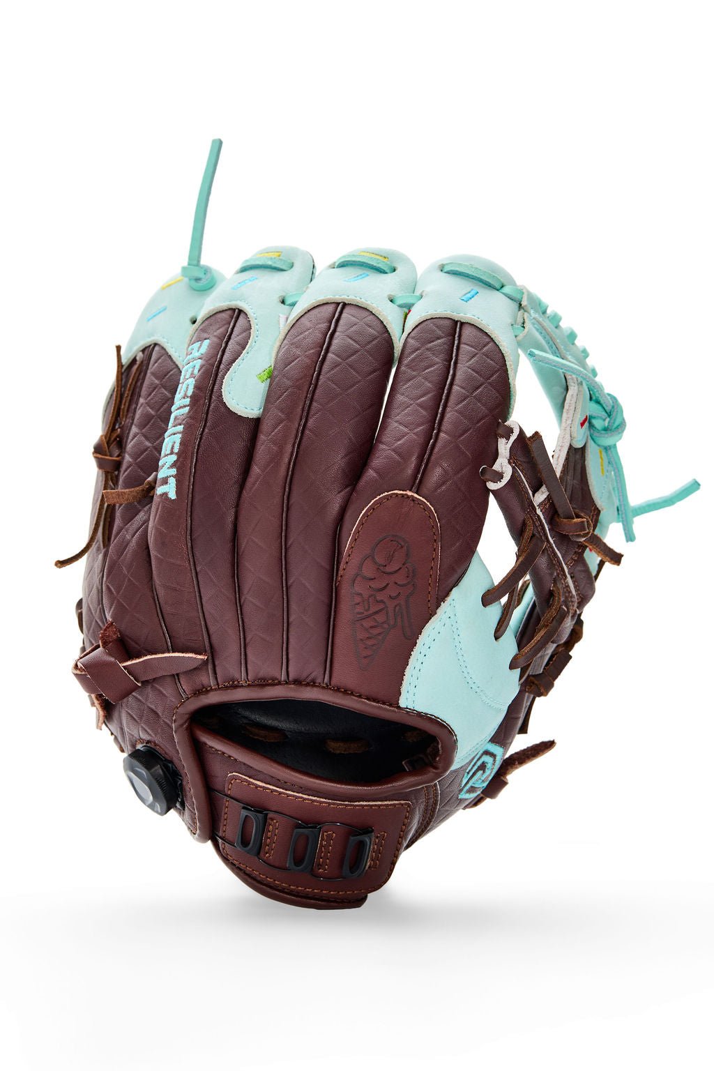 Youth Ball Glove - Ice Cream glove (Mint with Sprinkles)