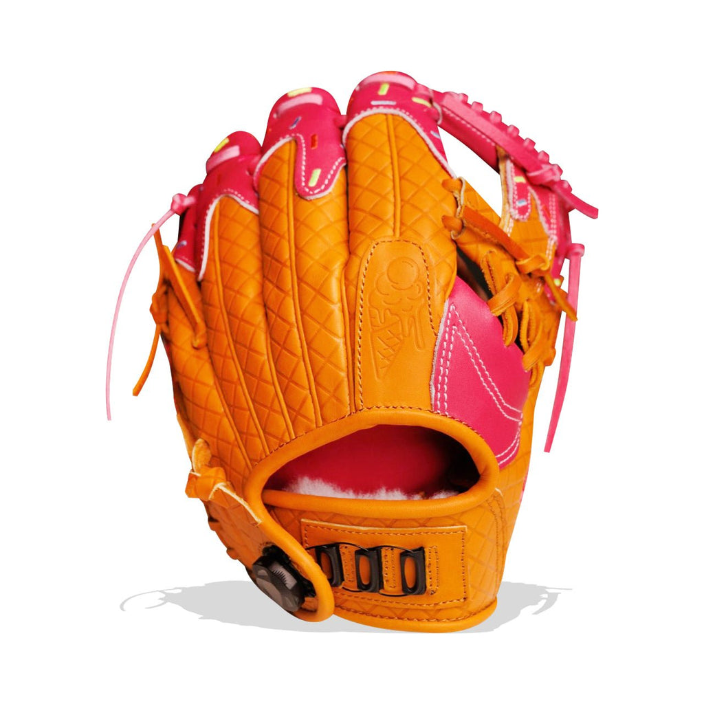 Youth Baseball Glove - Ice Cream glove (Strawberry & Sprinkles)