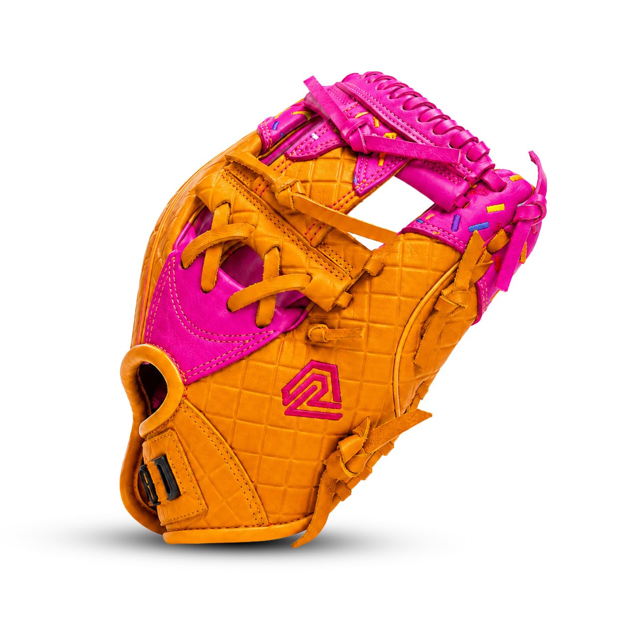 Youth Baseball Glove - Ice Cream glove (Strawberry & Sprinkles)
