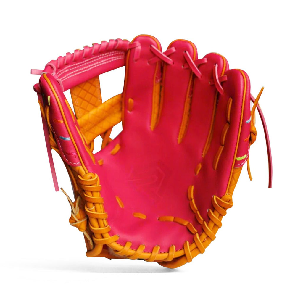 Youth Baseball Glove - Ice Cream glove (Strawberry & Sprinkles)