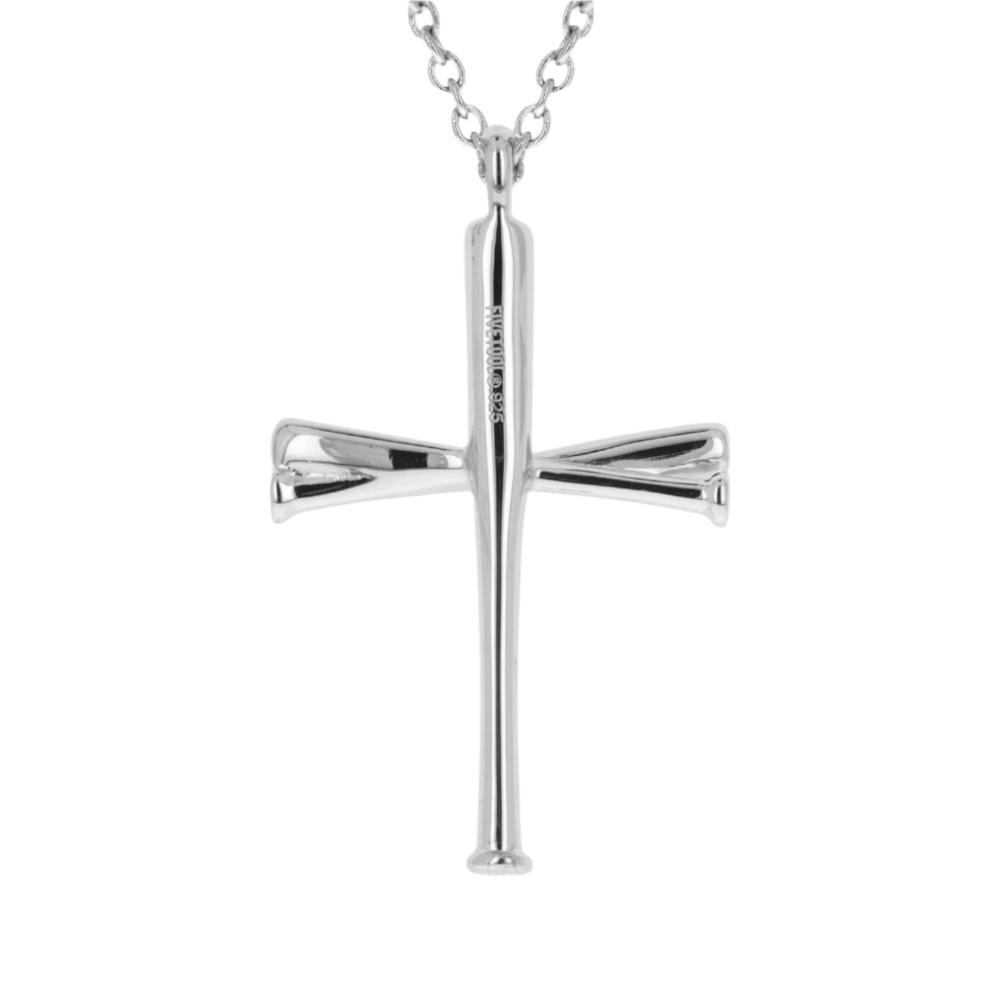 Baseball Bat Cross Necklace (Youth)